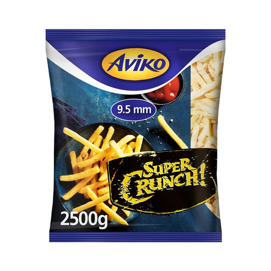 Aviko Super Crunch hasábburgonya ropogós bevonattal 9,5 mm gyorsfagyasztott 2,5kg