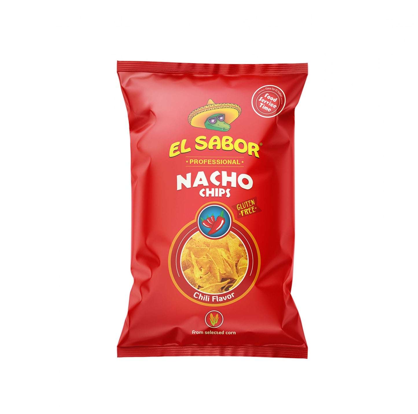 El sabor chilis tortilla chips 425g