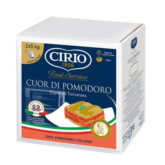 Cirio hámozott aprított-zúzott szívparadicsom konzerv 2x5kg