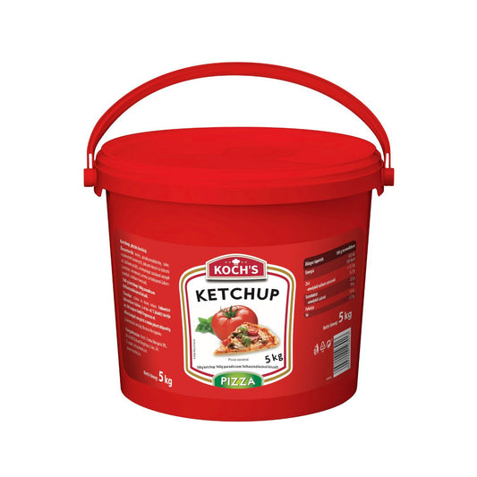 Koch's vödrös ketchup pizzás ízesítésű 5kg