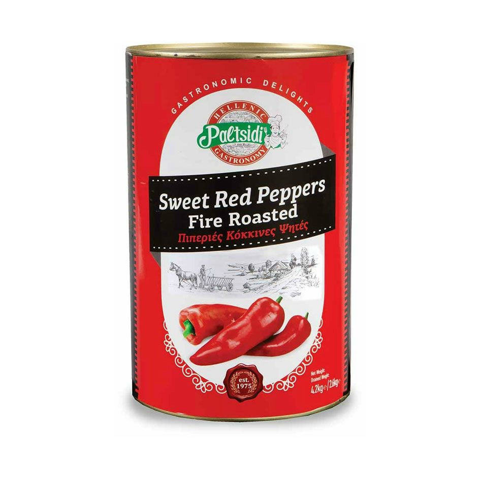 Sült grillezett paprika konzerv 4200g/2500g