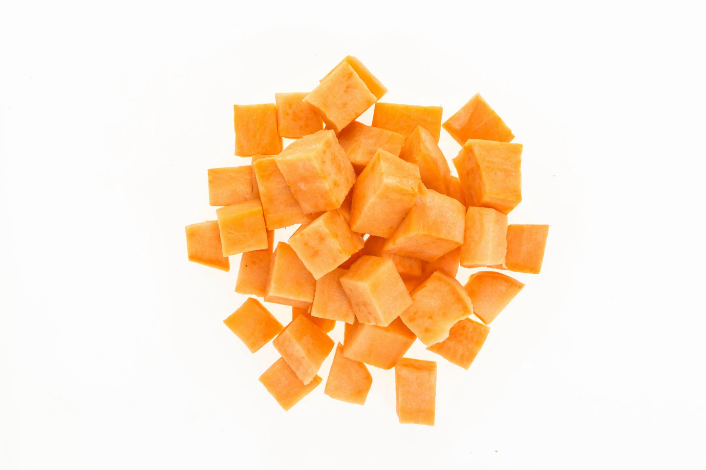 Édesburgonya kocka 15x15 tisztított 2kg