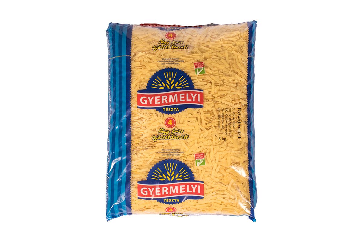 Gyermelyi 4 tojásos rövidmetélt tészta 5kg